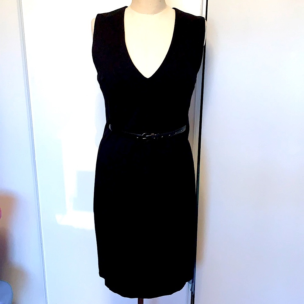 Babaton from Aritzia knit sleeveless dress in black